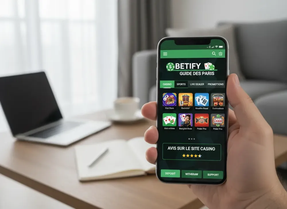 Betify guide des paris et avis sur le site casino
